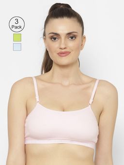 Floret - Wirefree Non-padded Sporty Bra - Multi-Color
