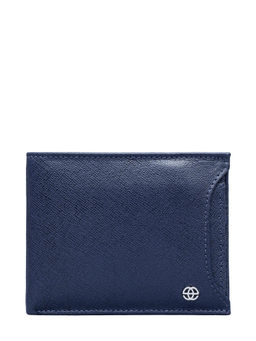 Eske - Jeryll Bifold Wallet For Men RFID 12 Card Holders, Navy Blue Saffiano