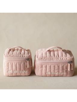 Akiiko - Pink Set of 2 Sorbet Vanity Pouch