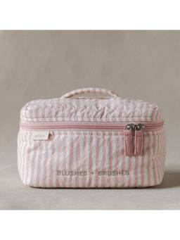 Akiiko - Pink Regular Puff Makeup Vanity Bag