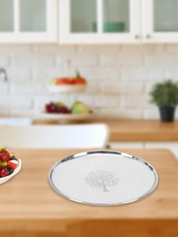 At Home by Nilkamal - Dinner Plate (Silver)