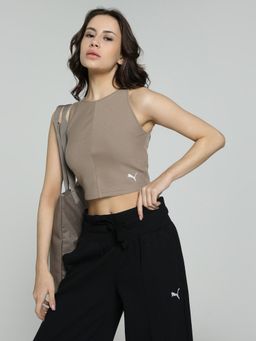 Puma - Wardrobe Essentials Women's Ribbed Crop Top