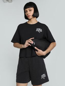Puma - Black Class Women's Relaxed Fit Crop Top