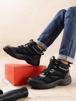 Bacca Bucci - Stompster Mens Adventure Sports Shoes Shadow Black