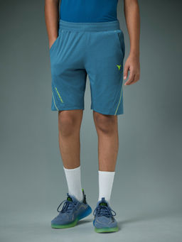 Technosport - Boy's Sports Slim Fit Blue Shorts