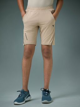 Technosport - Boy's Sports Slim Fit Beige Shorts