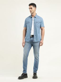 Levi's - Men Blue Solid Slim Fit Jeans