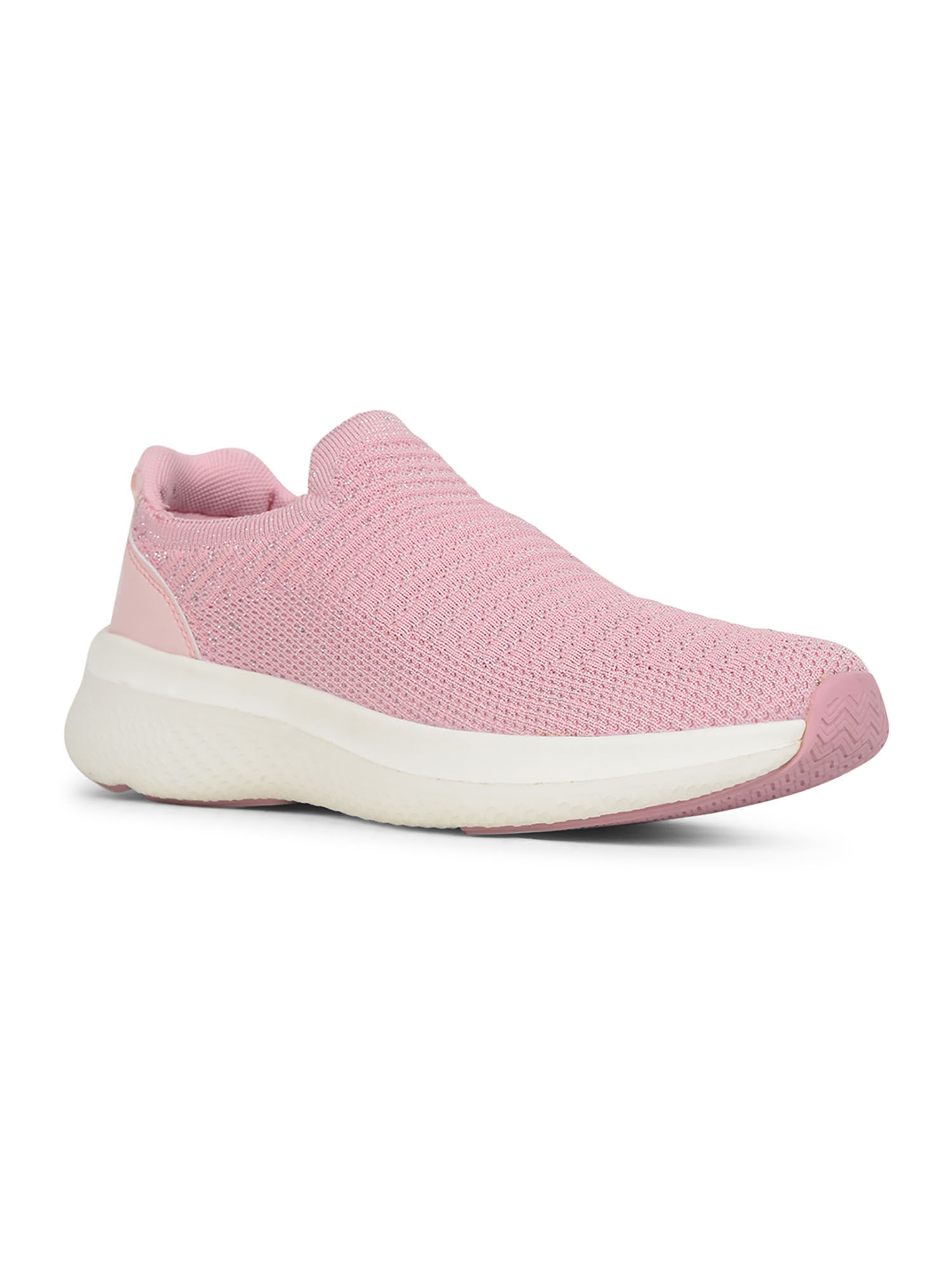Hush Puppies Pink Womens Slip-On Sneakers