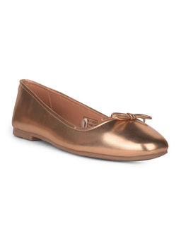 Bata - Rose Gold Womens Ballerina