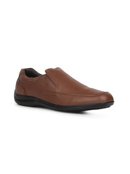 Bata - Brown Mens Slip-On Loafers