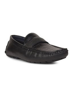 Bata - Black Mens Stylish Loafers