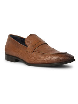 Bata - Brown Mens Slip-On Loafers
