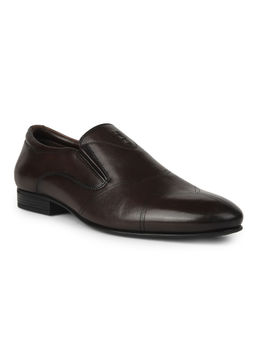 Bata - Brown Mens Slip-On Loafers