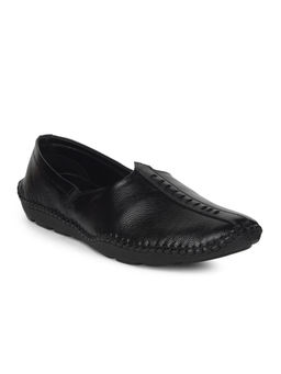 Bata - Black Mens Slip-On Mojaris