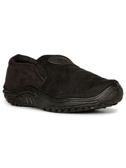 Bata - Black Mens Slip-On Sneakers