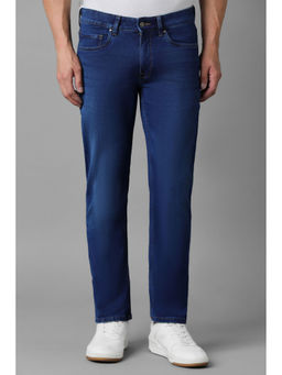 Louis Philippe - Men Navy Light Slim Fit Jeans