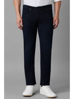 Louis Philippe - Men Navy Light Slim Fit Jeans