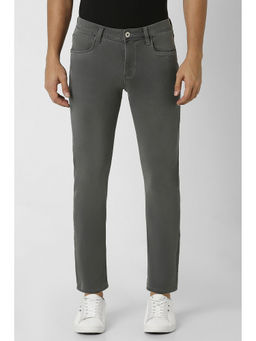 Van Heusen - Men Grey Dark Wash Slim Fit Jeans