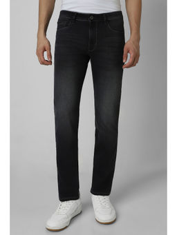 Van Heusen - Men Black Light Wash Slim Fit Jeans