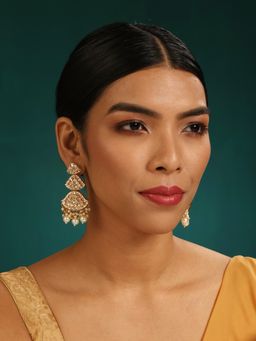 MINAKI - Gold Jewellery Drop and Dangler Earrings