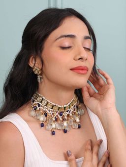 BINNI - Samira Pachi Kundan Necklace Set
