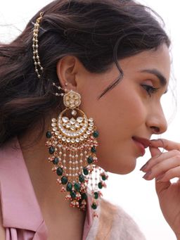 BINNI - Noor Kundan Chandbali Earrings
