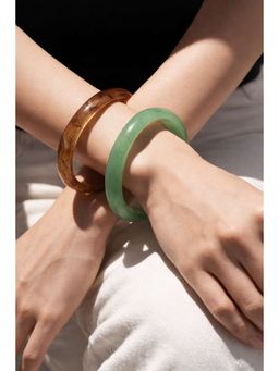 Niska - Solstice Glow Statement Bangles (Pack of 2)