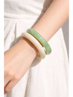 Niska - Solstice Glow Statement Bangles (Pack of 2)