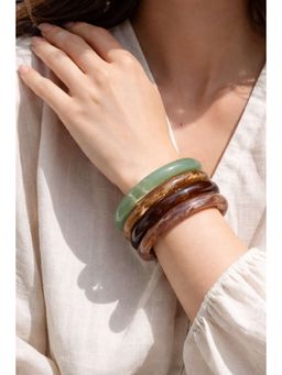 Niska - Solstice Glow Statement Bangles (Pack of 4)