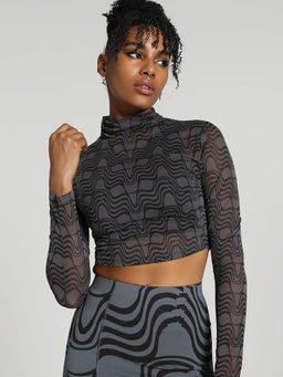 Puma - WINTER RINK Long sleeve Women Black T-Shirt