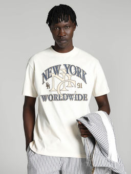 Puma - x RHUIGI Graphic Men Cream T-Shirt