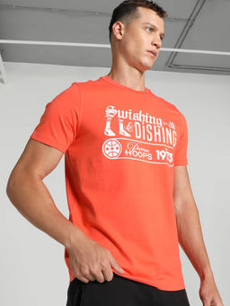 Puma - CLYDES CLOSETS 2 Men Orange T-Shirt