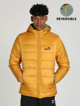 Puma - Reversible P Fleece Men Yellow Jacket
