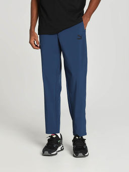 Puma - Classic smart Woven Men Blue Trackpant