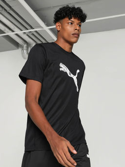 Puma - Performance Cat M Men Black T-Shirt