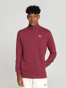 Puma - Zippered Full-Zip TR Men Red Jacket