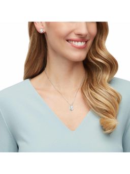 SWAROVSKI - Nude White Rhodium Plated Jewellery Set