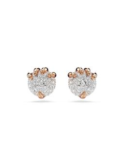 SWAROVSKI - Dragon And Phoenix Stud Earrings Dragon’S Claw White