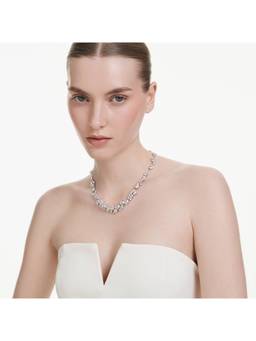 SWAROVSKI - Constella Necklace Round Cut White Rhodium Plated