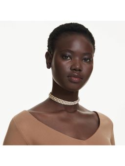 SWAROVSKI - Idyllia Choker Oval Cut White Gold-Tone Plated