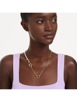 SWAROVSKI - Idyllia Necklace Crystal Pearl White 18K Gold Finish