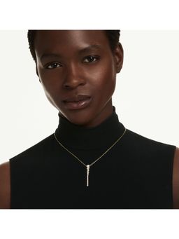 SWAROVSKI - Mesmera Y Necklace Mixed Cuts White 18K Gold Finish