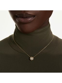 SWAROVSKI - White Una Angelic Necklace Mixed Cuts White 18K Gold Finish