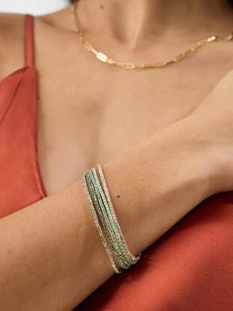 Accessorize London - Women Sparkle Stretch Bracelets (Pack Of 5)