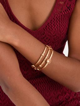 Accessorize London - Women Gemstone Molten Bracelet