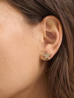 Accessorize London - Women Starfish Stud Earrings White