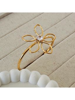 TAAHIRA JEWELLERY - 18K Gold Plated Capri Cuff Anti-Tarnish And Waterproof