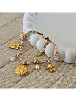 TAAHIRA JEWELLERY - 18K Gold Plated Holiday Charm Bracelet Anti-Tarnish & Waterproof