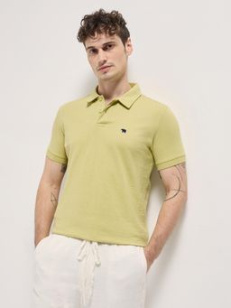 The Bear House - Mens Cotton Stripes Slim Fit Polo T-Shirt