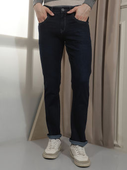 CRIMSOUNE CLUB - Men Blue Straight Jeans